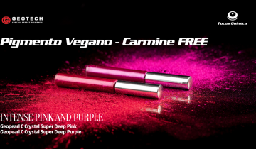 Novos tons intensos de rosa e roxo sem carmim!